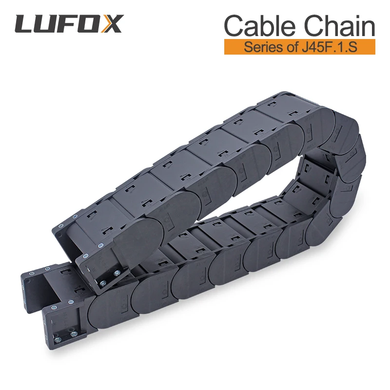 High quality 1-meter cable drag chain Series of J45F.1.S-enclose type both side opening