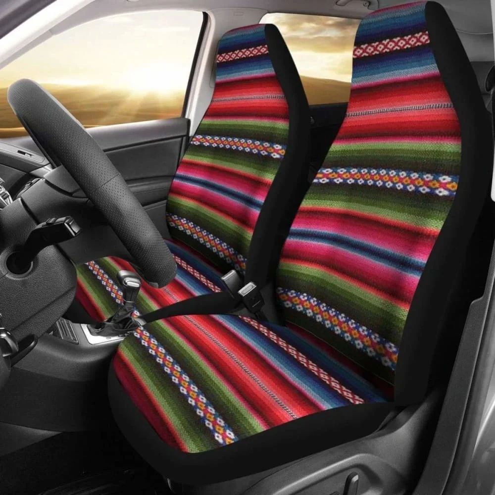 Seat Covers Aztec 182019,Pack of 2 Universal Front Seat Protective Cover