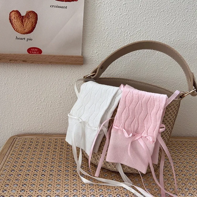 1/4 Paar lange Damensocken, hochwertige einfarbige Kniestrümpfe mit Schleife, süße Kniestrümpfe für Damen, BrewThin, weiche, süße Damenstrümpfe, gestreift