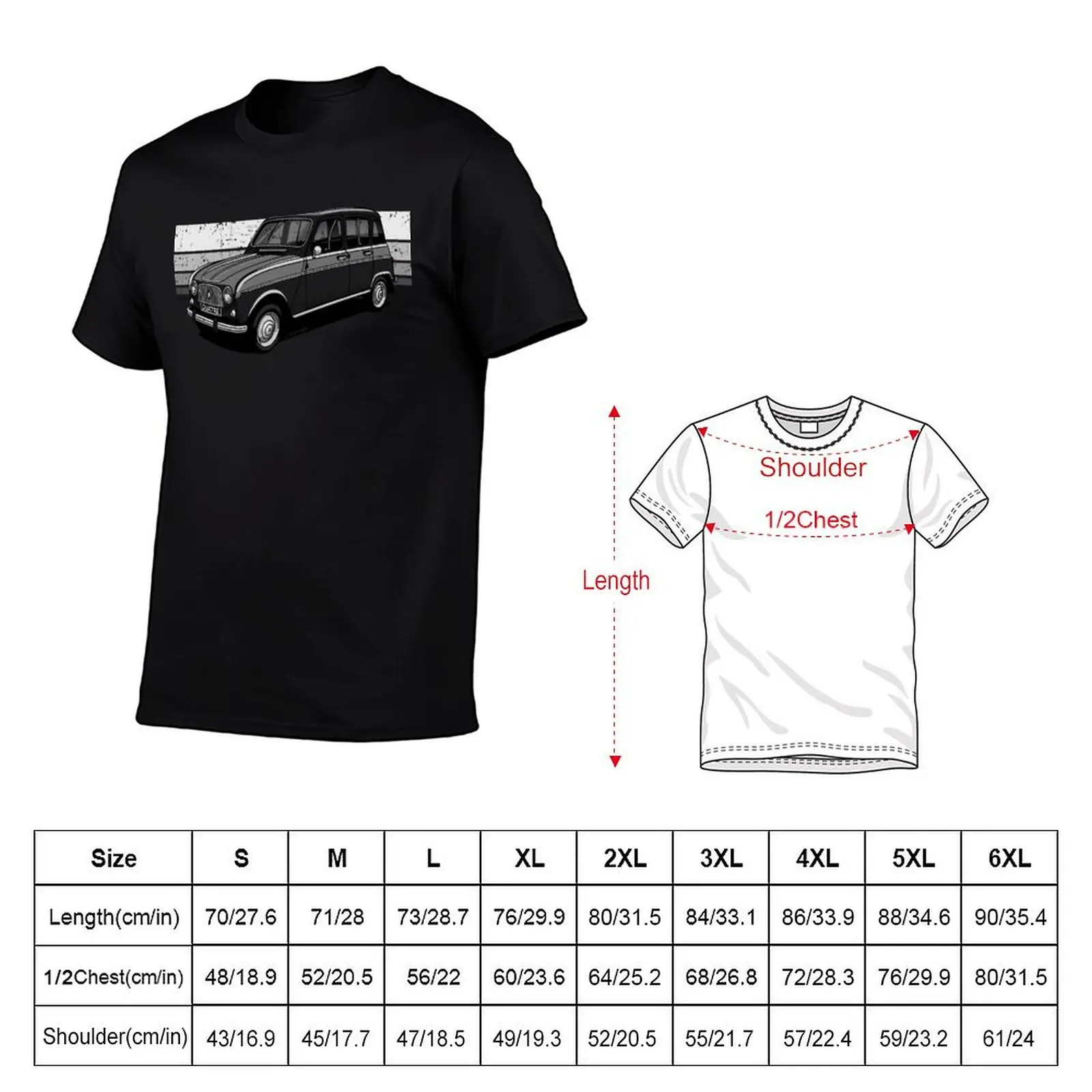 The classic French utility vehicle, as practical as it is chic and brilliant T-Shirt plus size tops tops T-shirts for men cotton