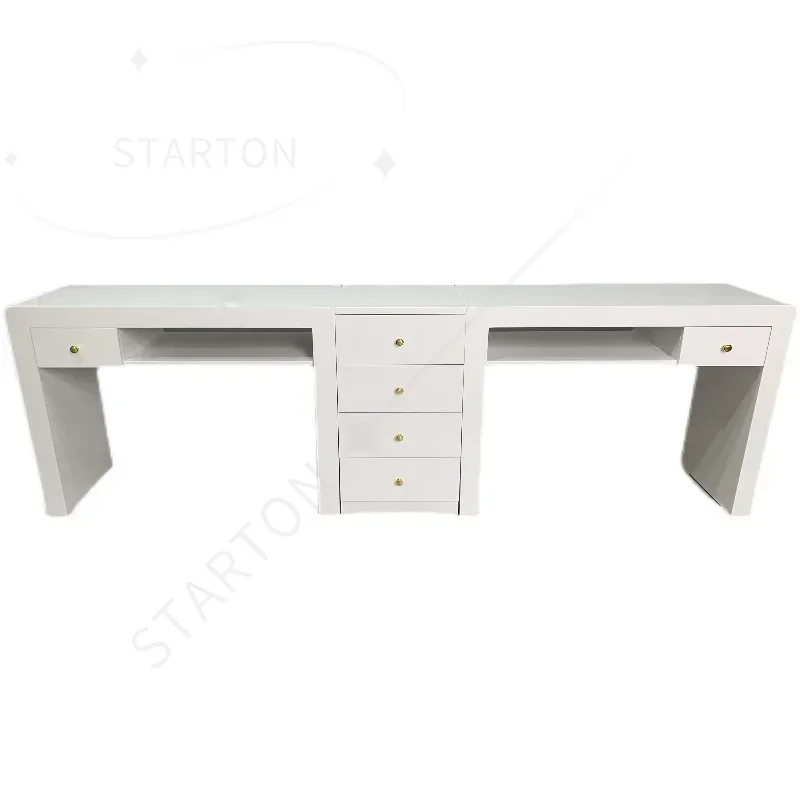 Workstation Design Organiser European Nail Desk Luxury Nordic Tavolo Manicure Professionale Furniture