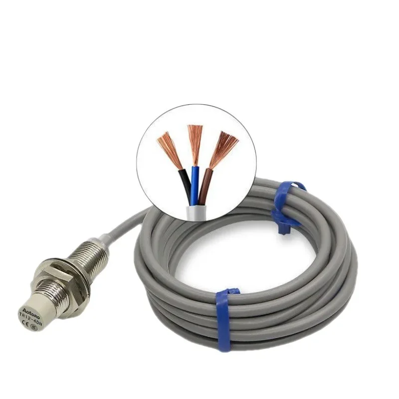 M12 Metal Proximity Switch TR12-4DNPN Two Two Two Three-Wire Sensor 220pnp Normally Open Closed 24V