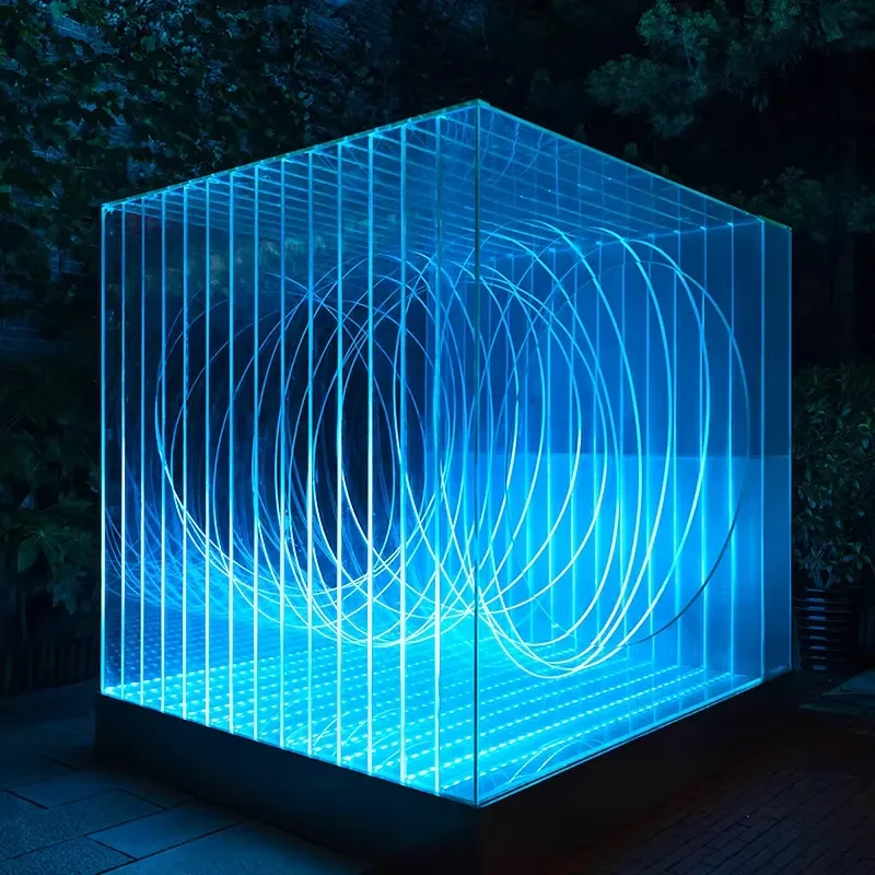 Custom Easy to Install Aluminum Alloy LED Backlight Trade Show Exhibition Background Pop-up Light Box Cube Interactive
