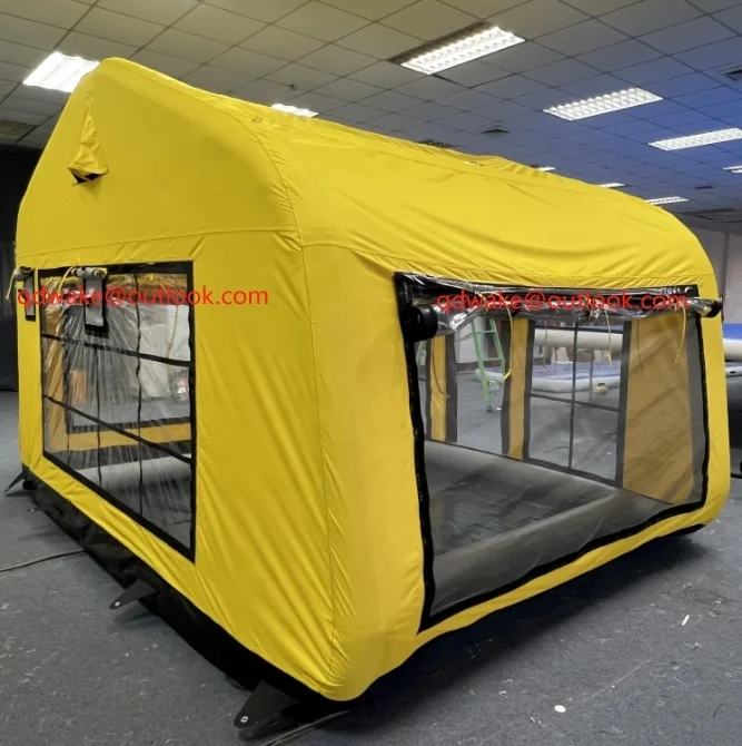 

Large Luxury Air Tent Waterproof Durable Inflatable Tent House Airtight Camping Tent