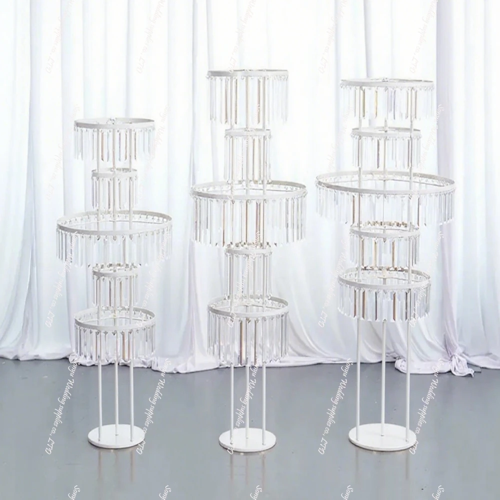 

80-130cm 6-10pcs gold/slivr/Chandelier Stand white Metal Arch Support Wedding Stand for Chandelier Decor Backdrop Aisle Stand