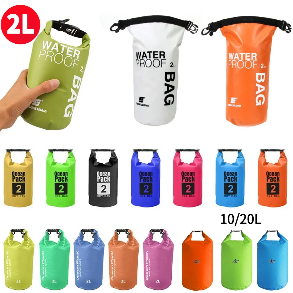 

2L Waterproof Dry Bag Ultralight Rafting Kayaking Bag Mobile Phone Case Camera Storage Outdoor Diving for Fishing Boating