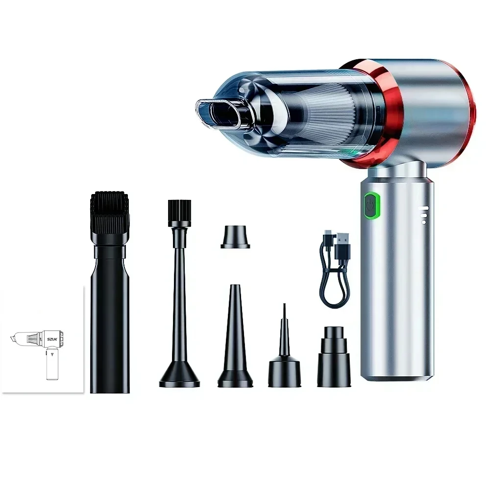 985000Pa Car Vacuum Cleaner Strong Suction Cleaning Mini Machine Wireless Portable Handhled Blower Machine Home Appliances Vacum