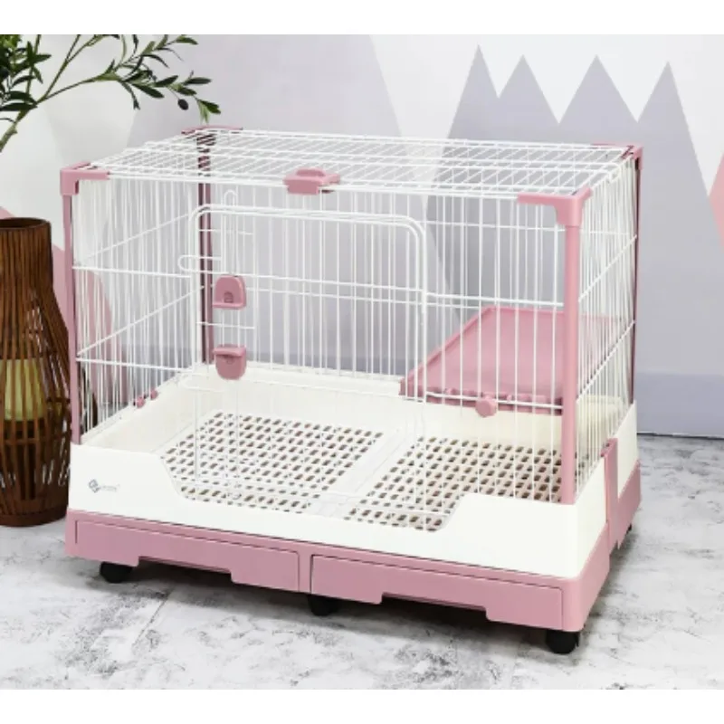 For New Rabbit Cage R81Pro  Landscape Cage Anti-Spray Rabbit Dutch Pig Household Cage