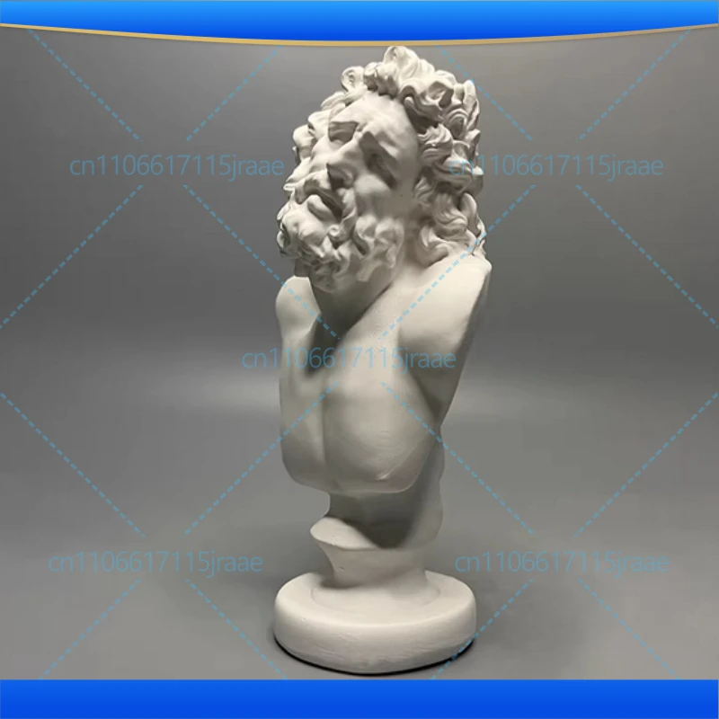 Greek Mythology Laocoon Plaster Statue Desk Decoration Ornaments Characters Sculpture Sketching Practice Coloring Teaching Tool