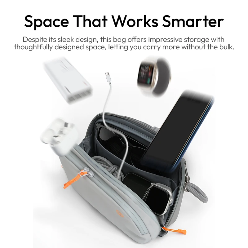 Ulanzi YY08 TechLite กระเป๋าสะพาย 2L สมาร์ทไหล่สําหรับ Casual Days Out ธุรกิจสําหรับกล้อง Action ที่ถ่ายทอดสด Vlog