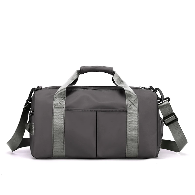 Bolso de viaje de hombro para hombre y mujer, equipaje de mano de gran capacidad, separación en seco y húmedo, bolsa deportiva para Fitness, paquete de viaje de corta distancia