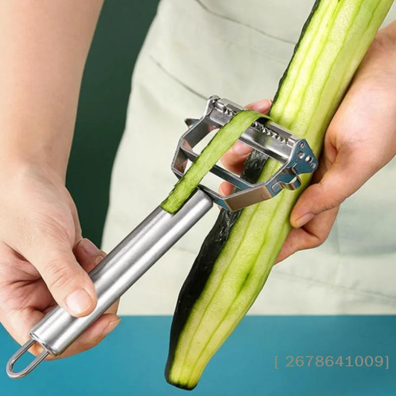 ⚑1Pcs Stainless Steel Kitchen Grater Kitchen Tools Peeling Knife For Fruits And Vegetables Water Scraper Multifunctional Peeler