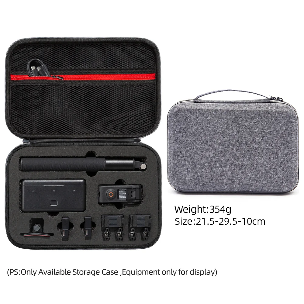 For DJI OSMO Action 5 Pro Portable Storage Bag Hard Protector Carrying Case Handheld Sports Camera Rope Anti-Strap Accessories