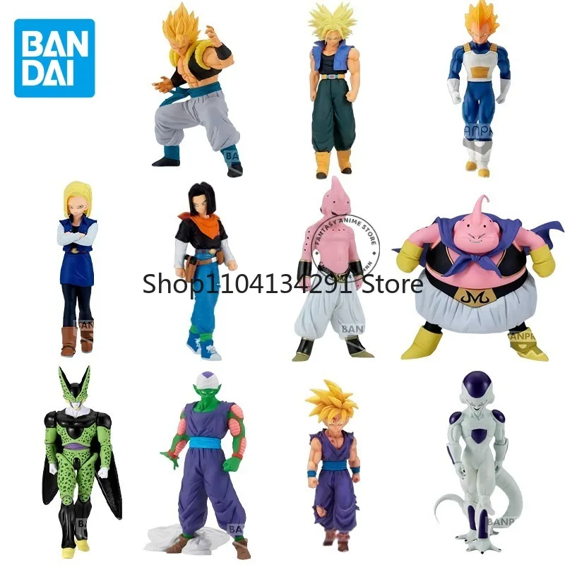 

Bandai Original Dragon Ball Anime Figure SOLID EDGE WORKS Android 18 Majin Buu Piccolo Son Gohan Action Figure Toy for Kids Gift