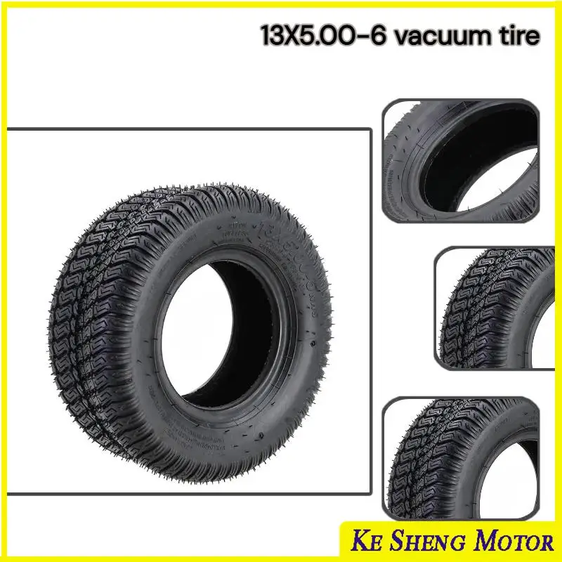 13X5.00-6 Vacuum Tires Tubeless Tyres for ATV Go-kart Mower 13 Inch Vacuum Widening Tyre Lawn Tyre 1/2pcs