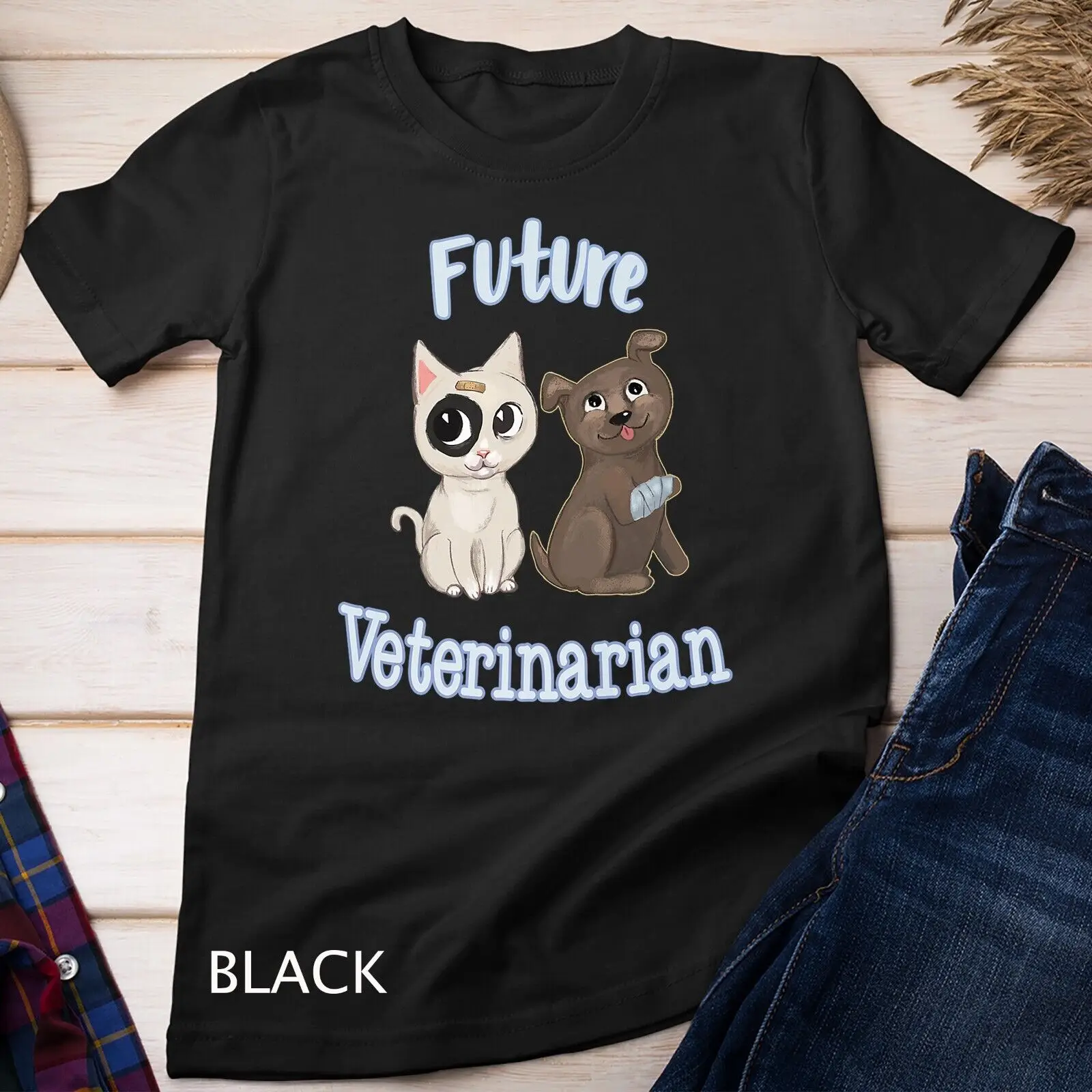 Future Veterinarian - Cute Cat & Dog Lover Unisex T-shirt