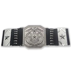 Stainless Steel Michael Jackson BAD Tour Silver Metal Belts in Japen for impersonator