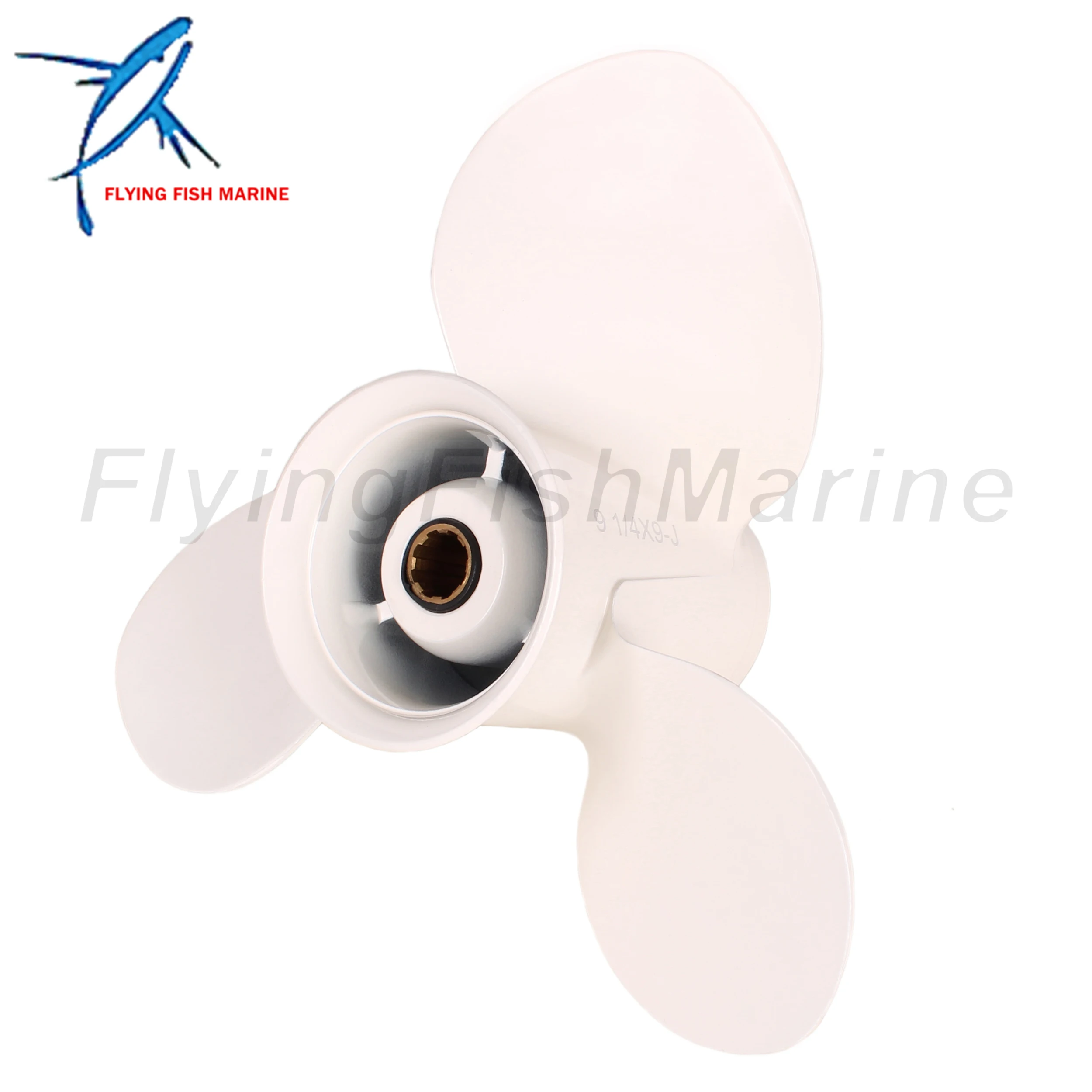 

Boat Engine 9.25x9 63V-45945-00-EL Aluminum Alloy Propeller for Yamaha 9.9HP 15HP 20HP Boat Motor Prop, Size 9 1/4x9-J