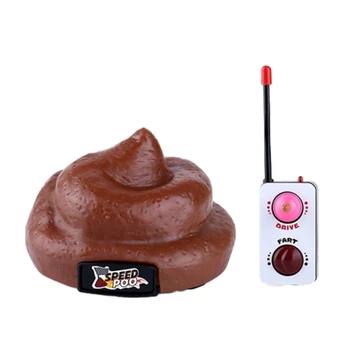 Remote Control Speed Poop 360 Rotating Party Pooper Fake Poo Remote Poo Machine Funny Kids Pet Animal Prank