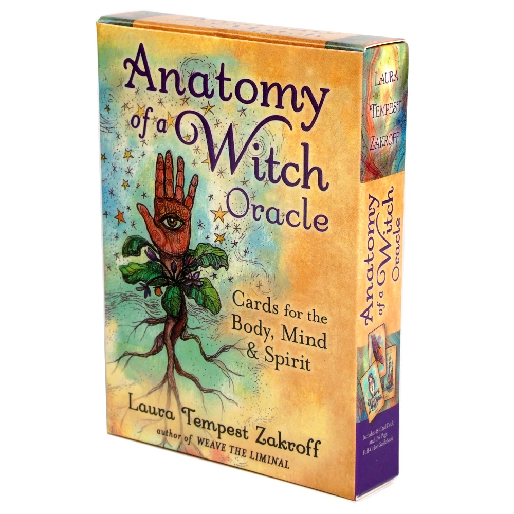 Newest 48 Cards Anatomy of a Witch Oracle Cards for the Body Mind Spirit celebrates the Witch’s body unites the material an