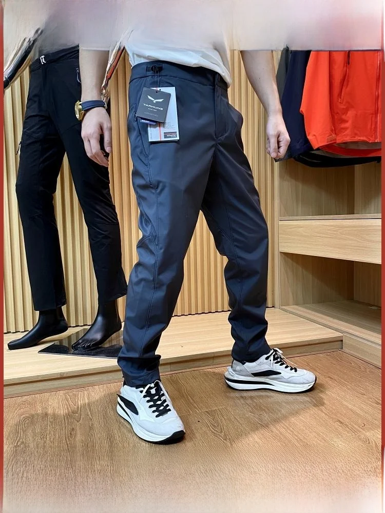 

Мужские легкие ветрозащитные брюки премиум-класса из софтшелла, прочные модные длинные повседневные брюки Urban Sle на осень