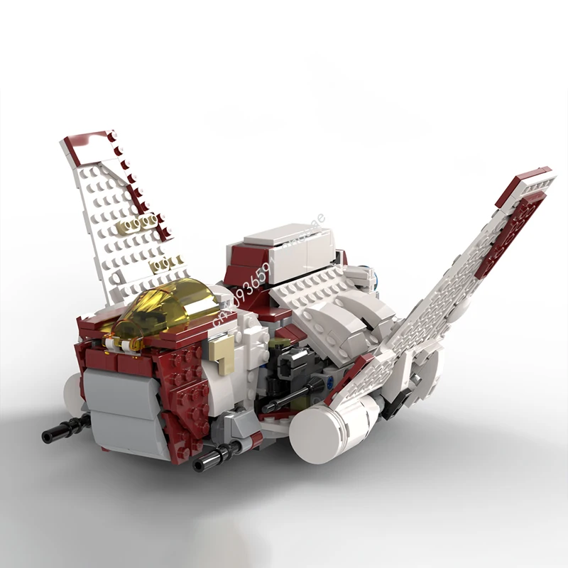 

500pcs MOC NuClass Attack Shuttle V19 Torrent Alternate Build Star Battle Model Building blocks Kids craft toys Christmas gifts