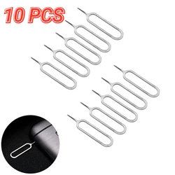 10PCS For Iphone Samsung Huawei Xiaomi Universal Sim Card Tray Extractors Removal Tool Portable Sim Cards Extraction Needle