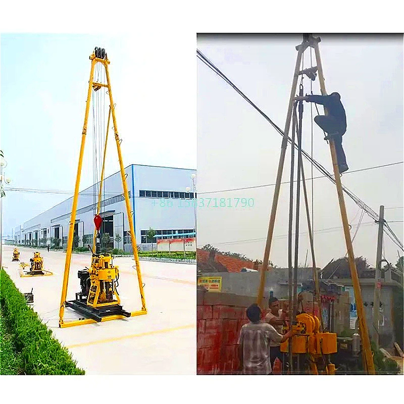 China Sample Core Drilling Rig Machine Small Core Drill Rig Multifunctional Mining Exploration Drill Rig Mountain for Singapore