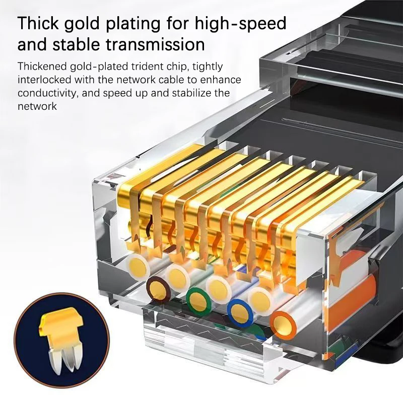 كابل إيثرنت Cat 6 شبكة LAN Cat6 Rj45 كابل شبكة سرعة 20Gbps 1000Mhz 26AWG 1m 2m 3m 5m 10m 20m 30m لمودم التوجيه
