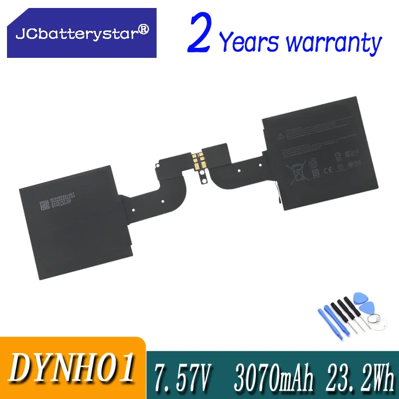 JC New DYNH01 DYNH02 3037mAh Tablet Battery For Microsoft Surface Book 2 3 15 1793 Batteria Spare Part Replacement