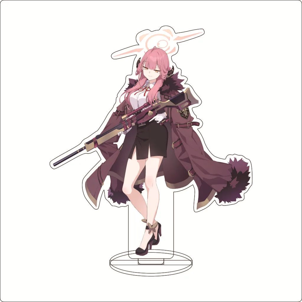 16CM Anime Game Blue Archive Sorasaki Hina Rikuhachima Aru Onikata Kayoko Cos Acrylic Figure Stand Ornaments Chrismas Gifts view 6