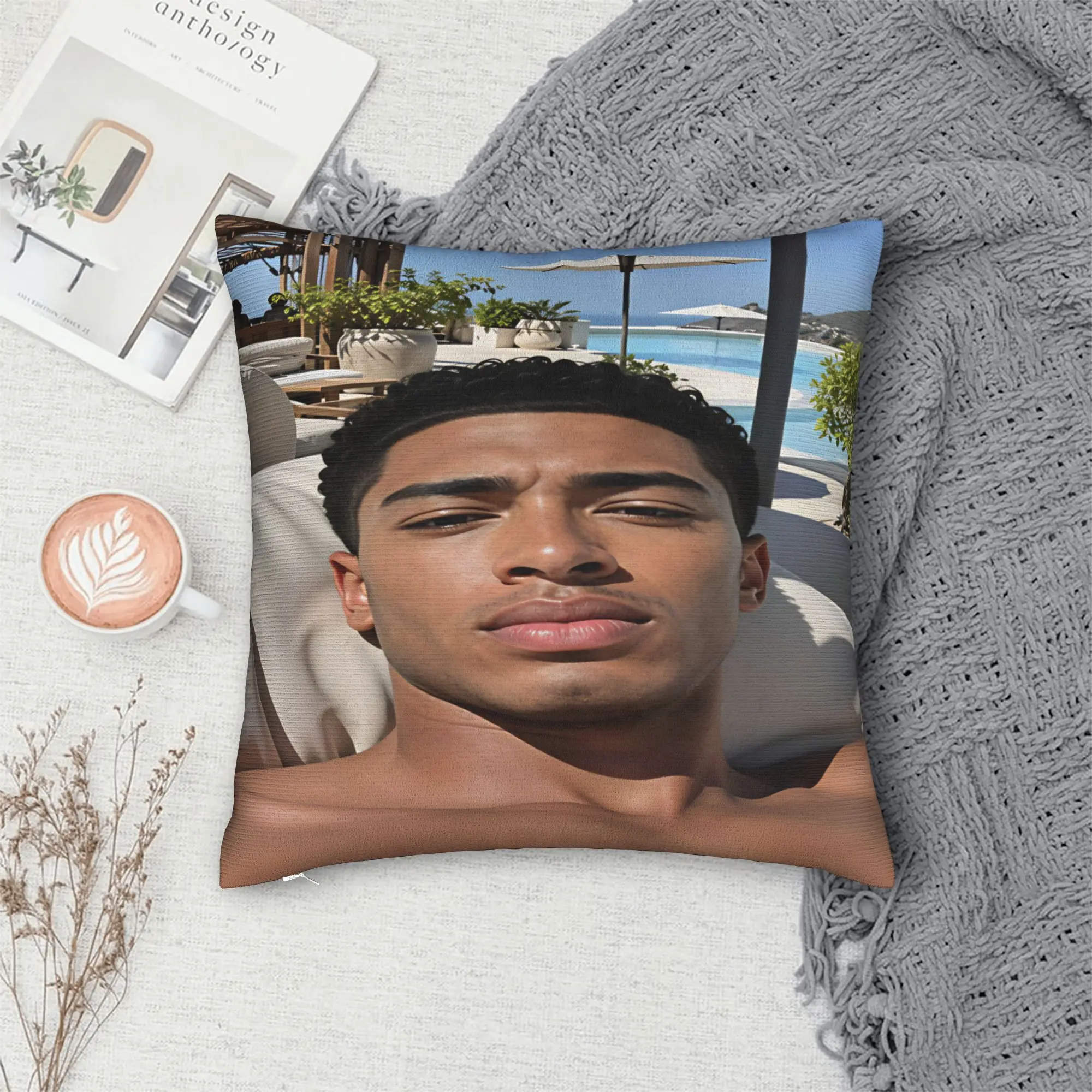 Bellinghams England Football Pillow Case  Comfy Pillow Cover For Sofa Home Decoration Novelty Pillowcases