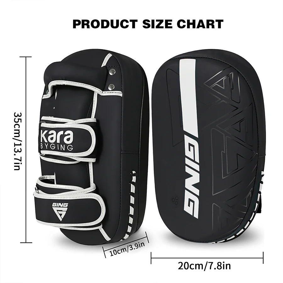 Box-Pad Sandsack Fitness MMA Boxen Taekwondo Hand- und Fußschlagpolster PU-Leder Trainingsausrüstung Muay Thai Fußziel – Detail 1