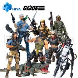 1/18 HIYA 3.75inch Action Figure Exquisite Mini Series G.I.JOE Firefly Commander Destro Flint Beach Head Anime Model Toy