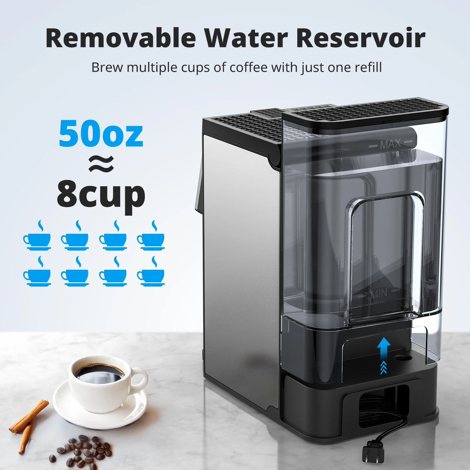 4 in 1  Home Bean Grinder Coffee Maker-CGM511
