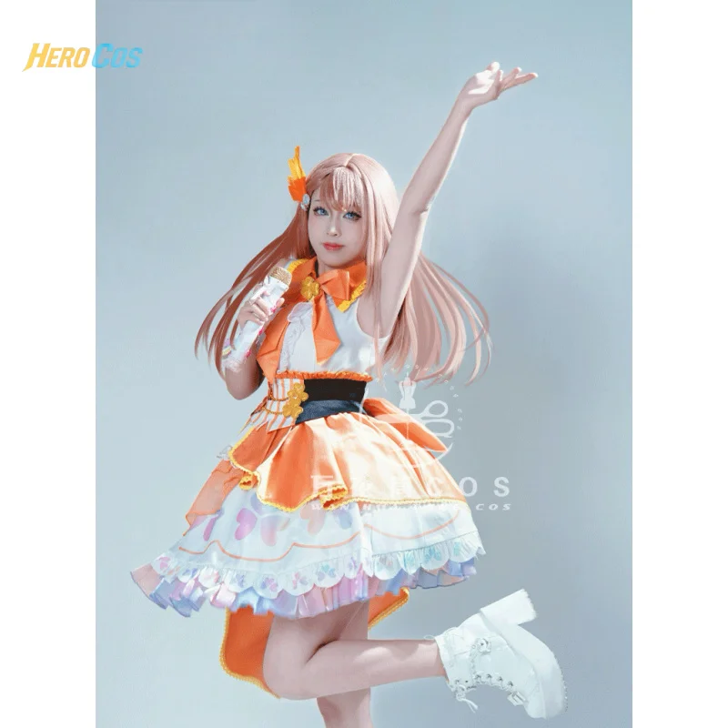 

Hanasato Minori Cosplay Project Sekai Costume PJSK Comic Game Lolita Dress For Hallowmas Christmas Role Play Women