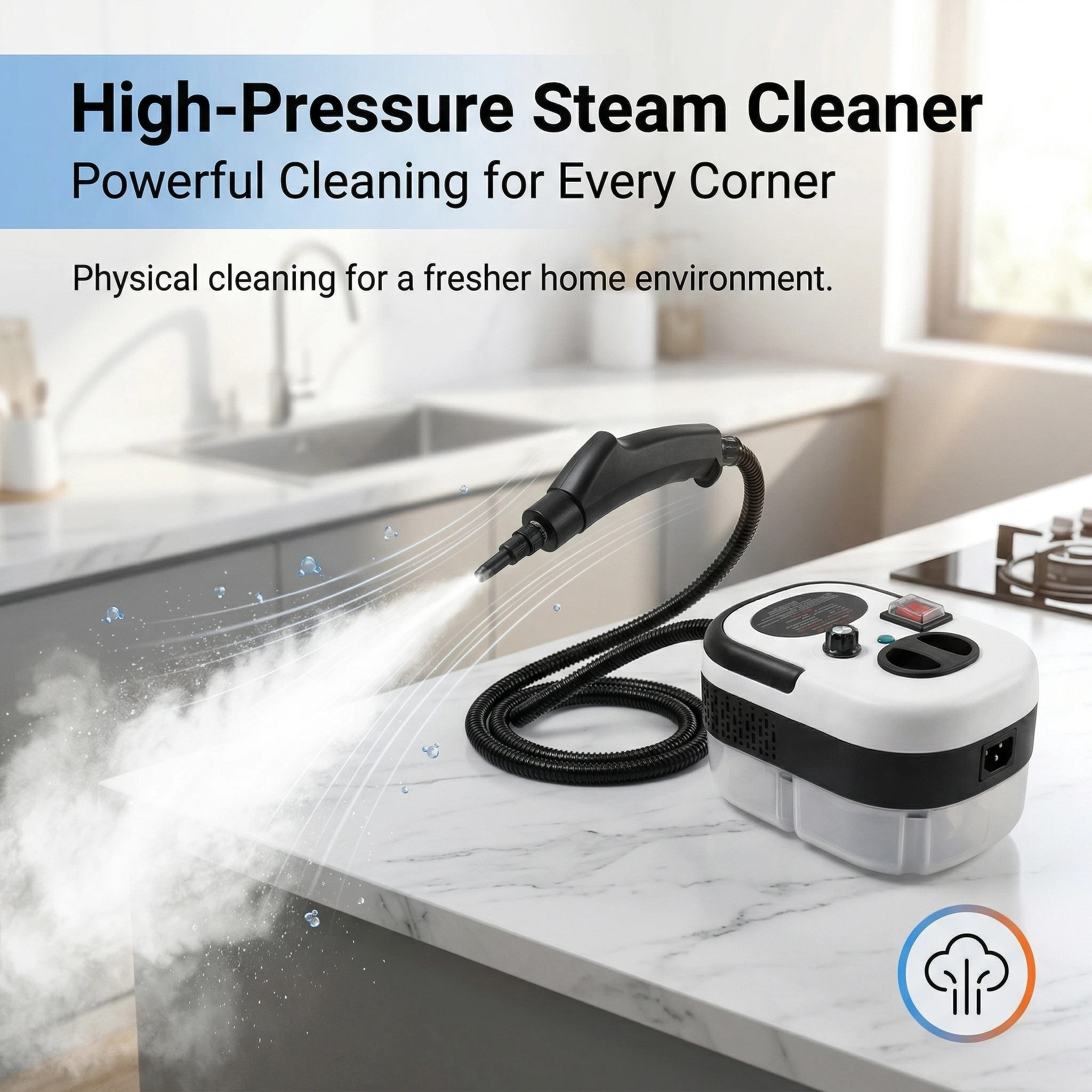 Limpiador a vapor para cocina, eliminador de manchas de aceite, herramienta de limpieza de vidrio para campanas extractoras, aire acondicionado, desinfección de electrodomésticos, lavado