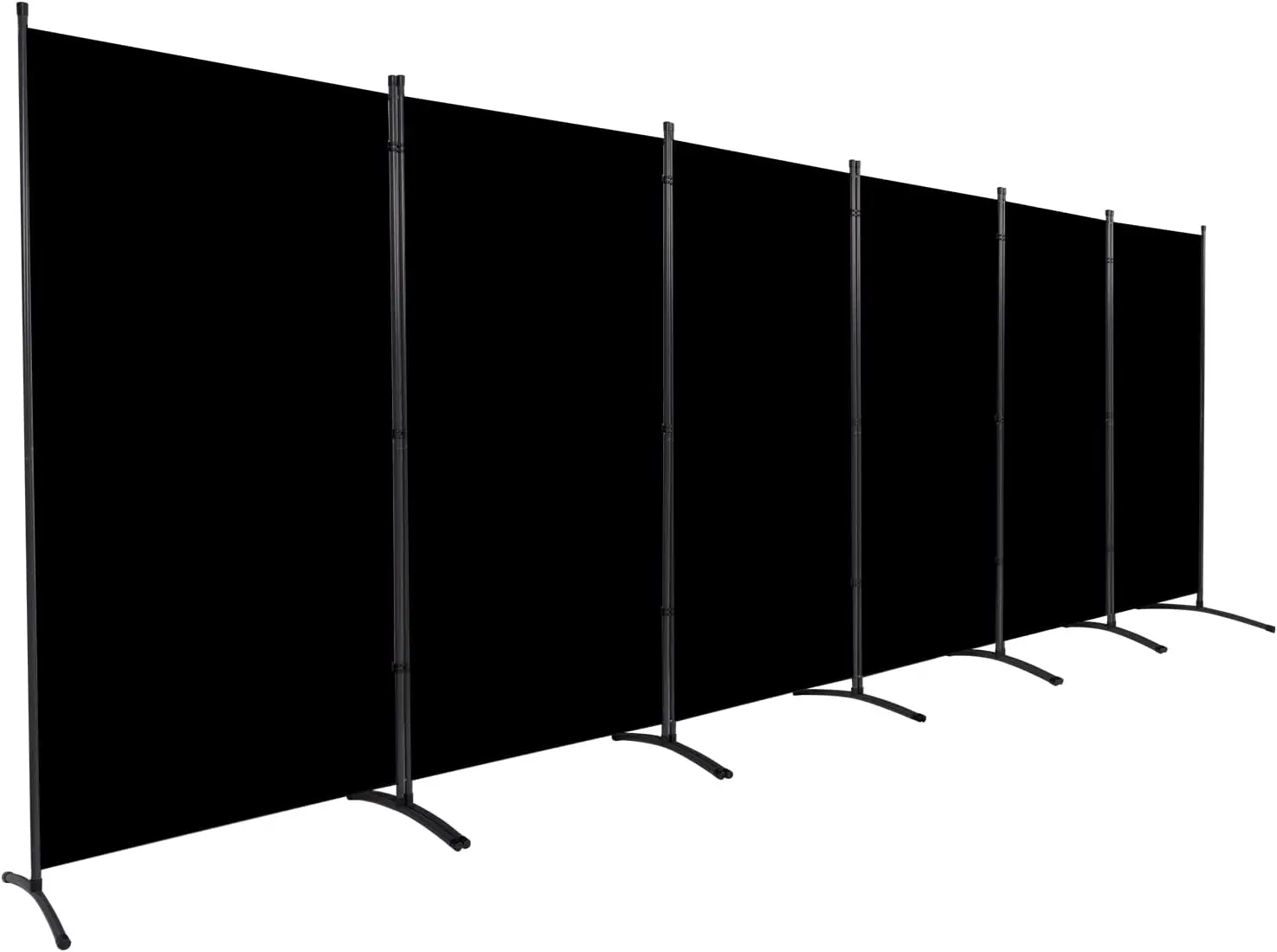 Divider 6FT Folding Privacy Screens, 6 Panel Partition Room Dividers w/Freestanding Design, Portable Wall Divider for Room