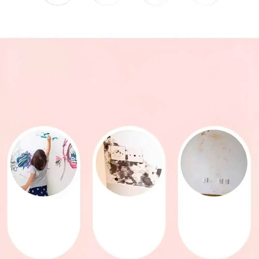 Self Adhesive Wall Border Sticker PVC Wallpaper Moisture Proof Wall Skirting Cover For Interior Home Wall Improvement