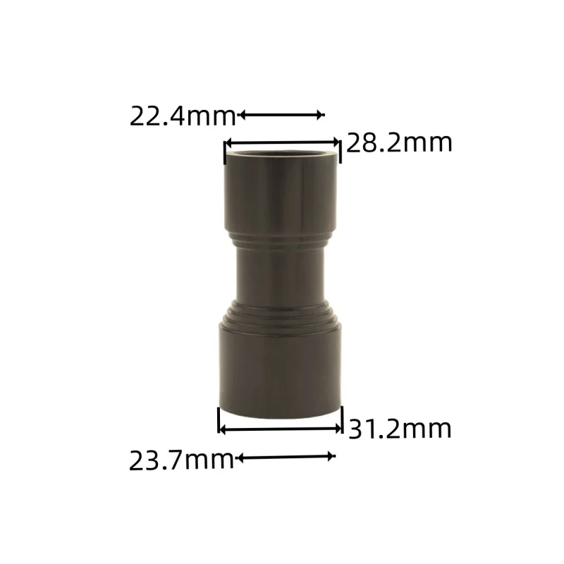 Ebony Clarinet Parts - Barrel Joint two-section tube Special shape Improved tone 65mm length