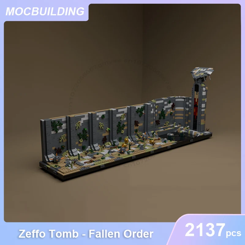 Zeffo Tomb Fallen Order Diorama MOC Building Blocks DIY Assemble Bricks Space Architecture Display UCS Xmas Toys Gifts 2137PCS