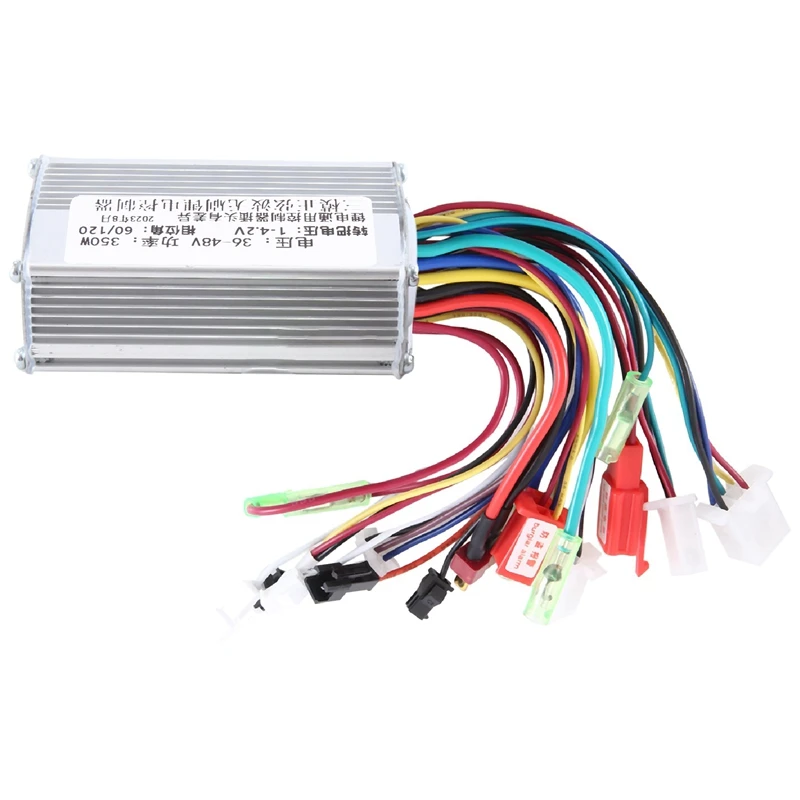 Electric Bicycle Controller E-Bike Accessories 36V/48V Electric Bike Motor Brushless Sinewave Controller