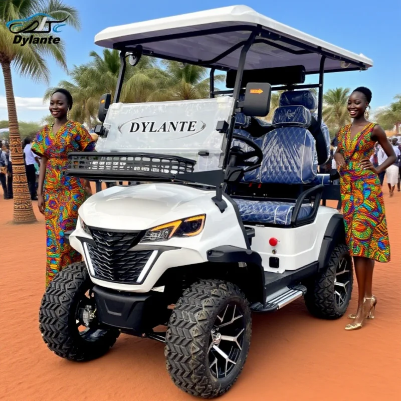 

48/72V Exclusive Model 2025 New Design 4-Seater Sightseeing Bus Club Cart Electric Lithium Battery Golf Cart And Hunting Cart