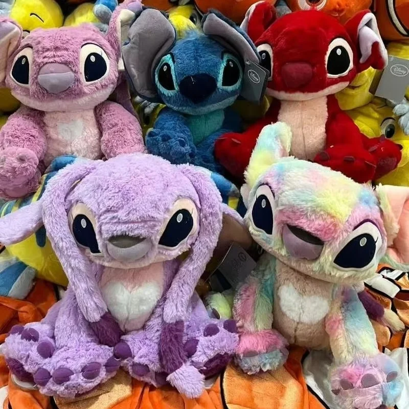 

Disney Cartoon Lilo & Stitch 45cm Stuffed Plush Doll Cute Pillow Toy for Boys And Girls Birthday Gift Creative Filled Animal