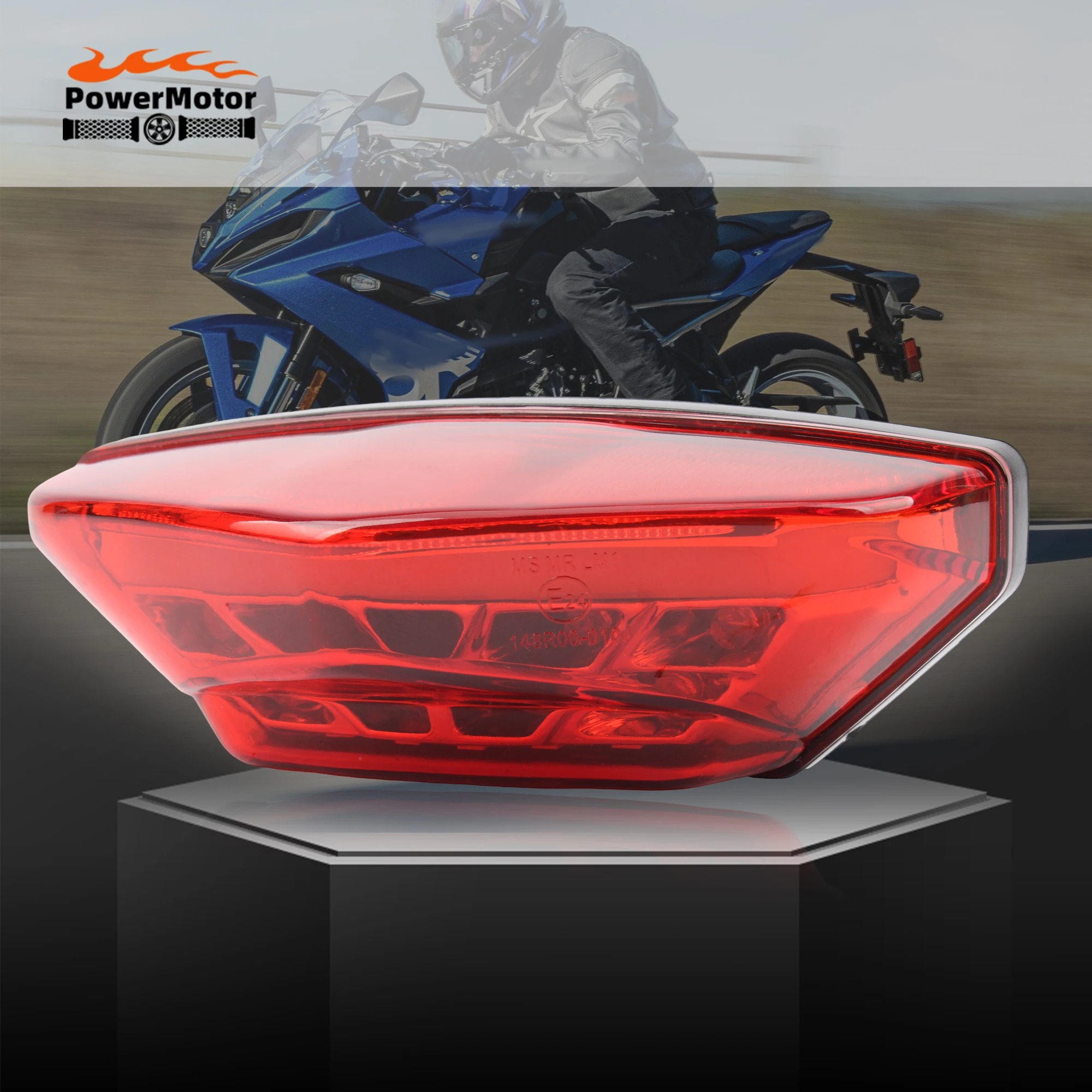 

Motorcycle Taillight LED Brake Light Stop Reversing Lamp 3 Wires ATV Scooter ADV Dirt Bike Rear Tail Light Universal Accessories