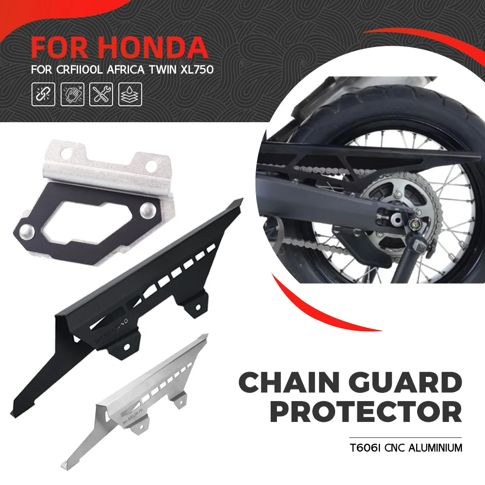 

For HONDA CRF1100L AFRICA TWIN DCT SPORTS 2020-2024 Motorcycle Sprocket Protector Chain Guard XL750 TRANSALP Accessories