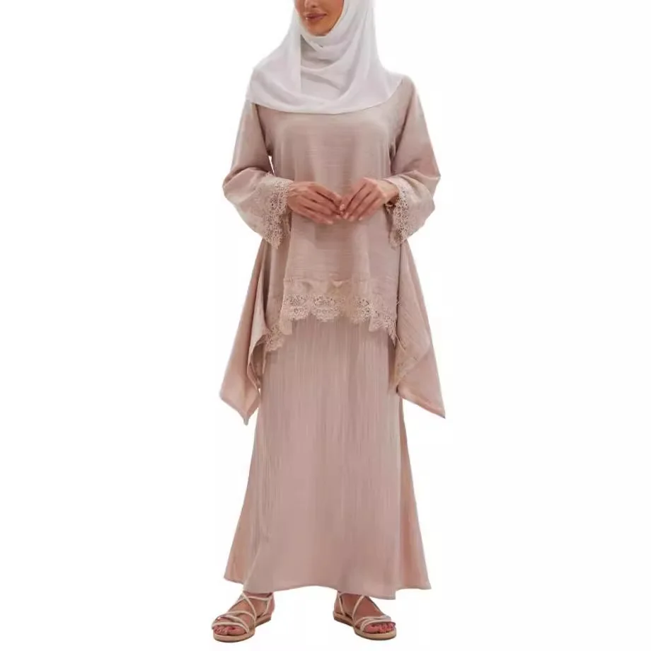 

E кружевной малайский комплект из двух предметов, этнический сценический костюм Dr, женская мода, лето 2023, комплект Ele, китайское происхождение