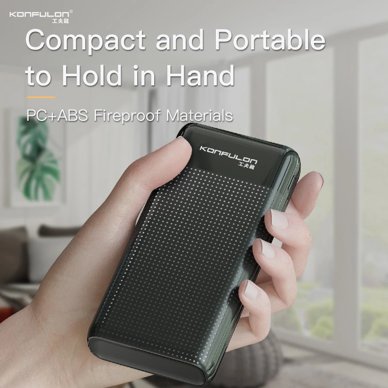 

20000mAh портативный Power Bank 15W дисплей быстрого зарядки LED дисплей портативная внешняя батарея большой мощности Powerbank для iPhone Xiaomi