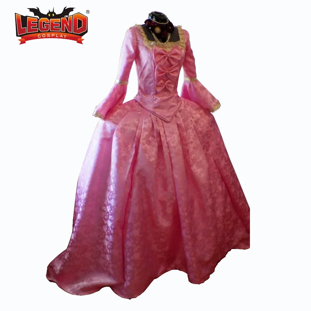 Medieval Vintage Victorican Women Pink Robe Dress Baroque Rococo Dress Marie Antoinette Dress Princess Tea Party Custom Made