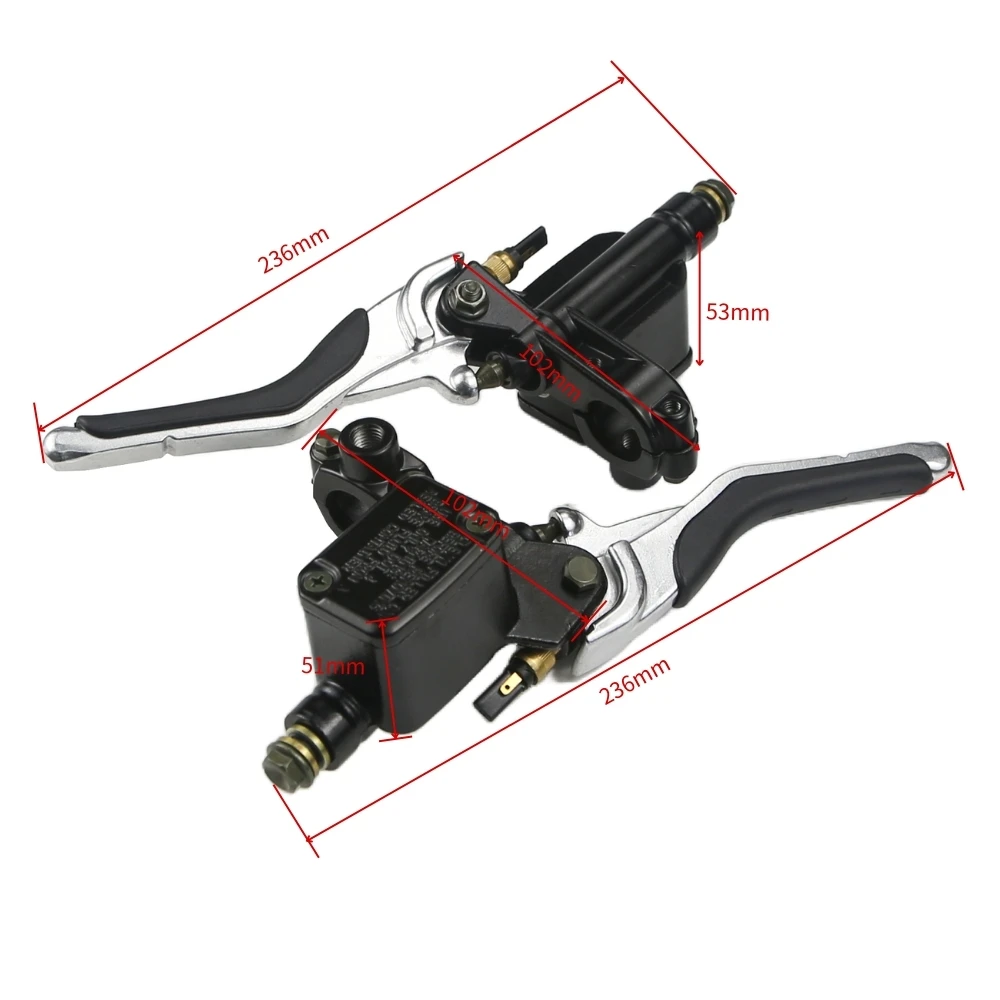 For Yamaha YQ50 Aerox MBK Nitro 1997-2013 Motorcycle Rear Brake Clutch Master Cylinder Reservoir Left Right Levers